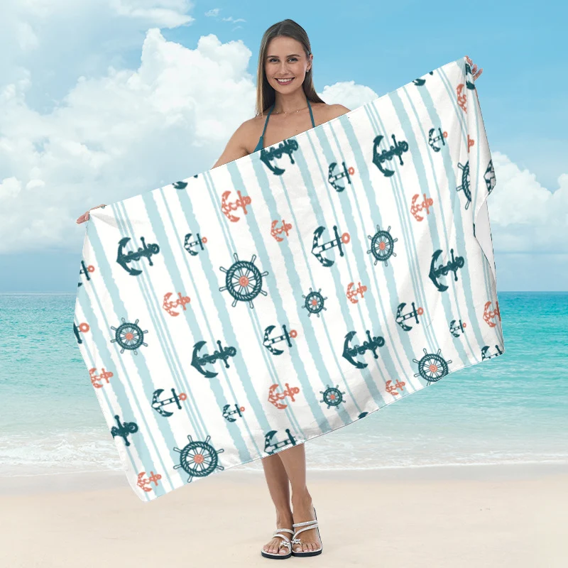 Strandtuch mit gespiegeltem Mandala-Design Skanto