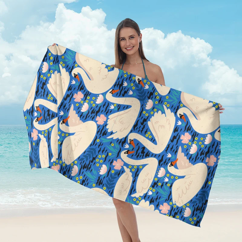 Strandtuch mit gespiegeltem Mandala-Design Skanto