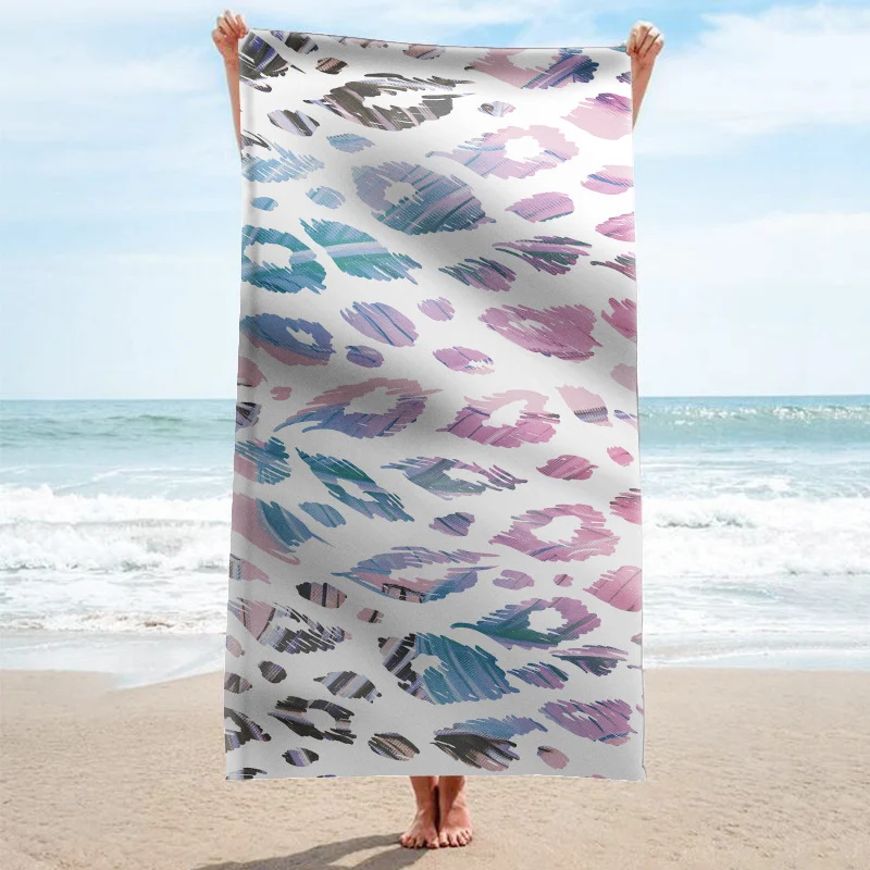 Strandtuch mit tropischem Flamingo-Muster Skanto
