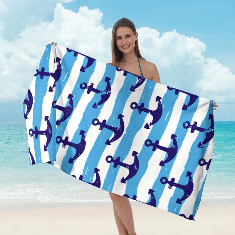 Strandtuch mit tropischem Blattdesign Skanto