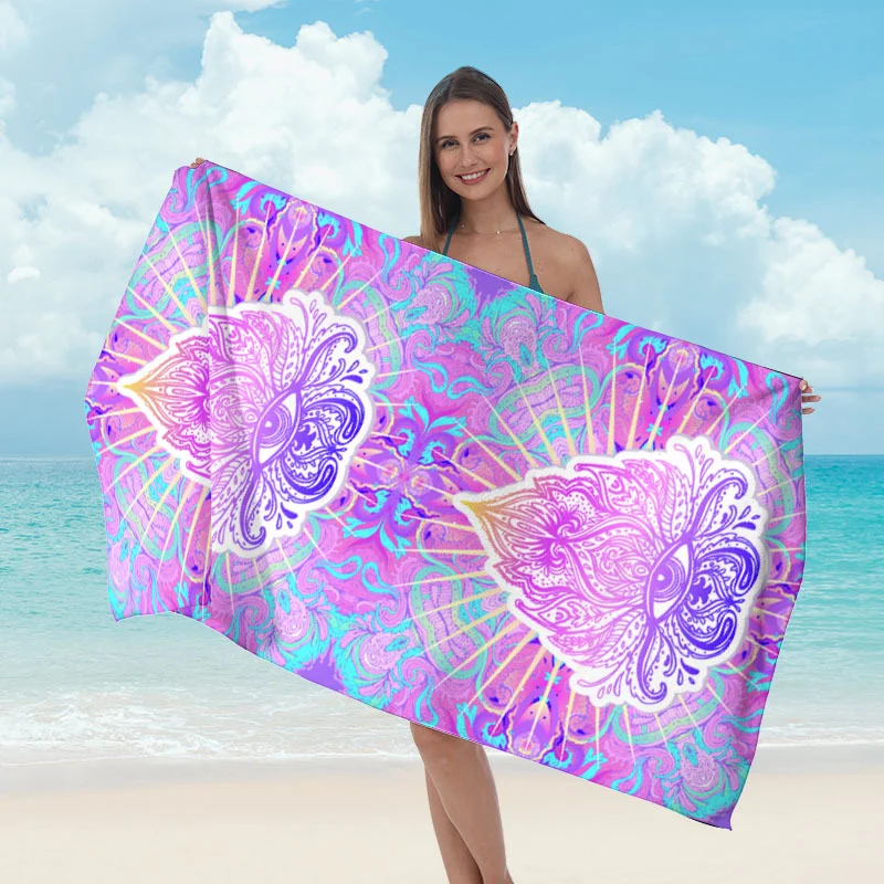 Strandtuch mit tropischem Blattdesign Skanto