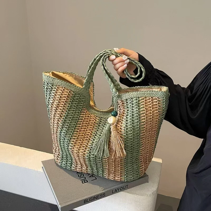 Designer-Strandtasche mit strukturierter Webart Skanto