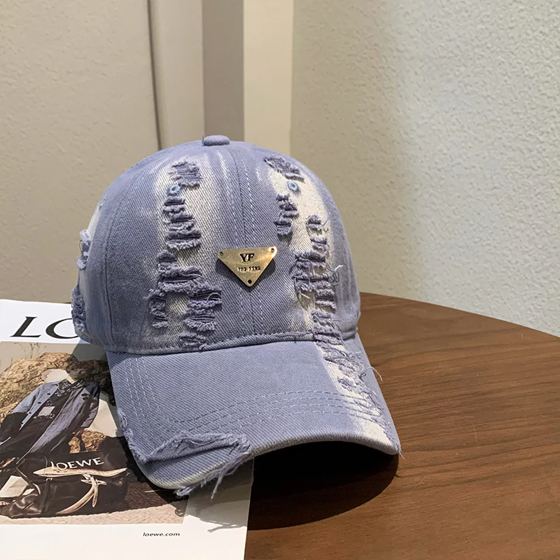 Damen Denim Baseballkappe im Used-Look Skanto 1784084082