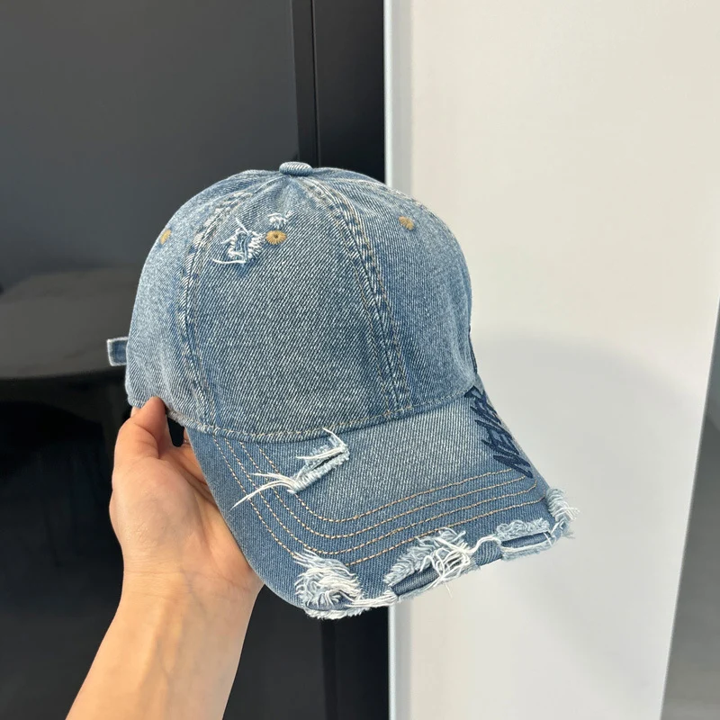 Damen Denim Baseballkappe im Used-Look Skanto 1784083869