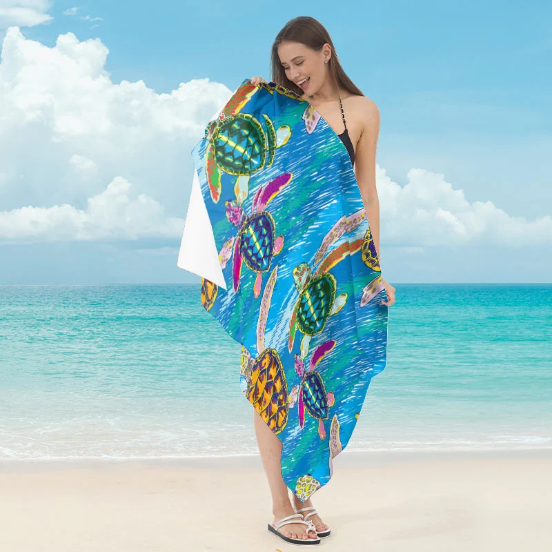 Strandtuch mit maritimem Sternmotiv Skanto