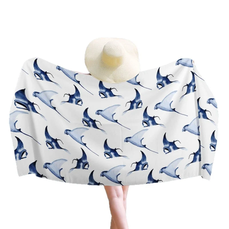 Strandtuch mit maritimem Design Skanto