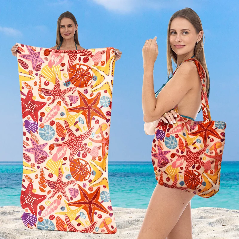 Multifunktionales Strandtuch und Tragetasche Skanto