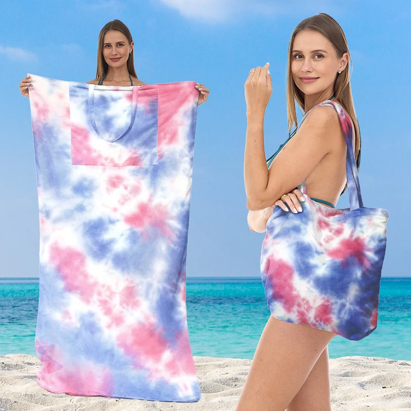 Multifunktionales Strandtuch und Tragetasche Skanto
