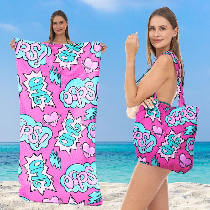 Multifunktionales Strandtuch mit Tragetasche Skanto