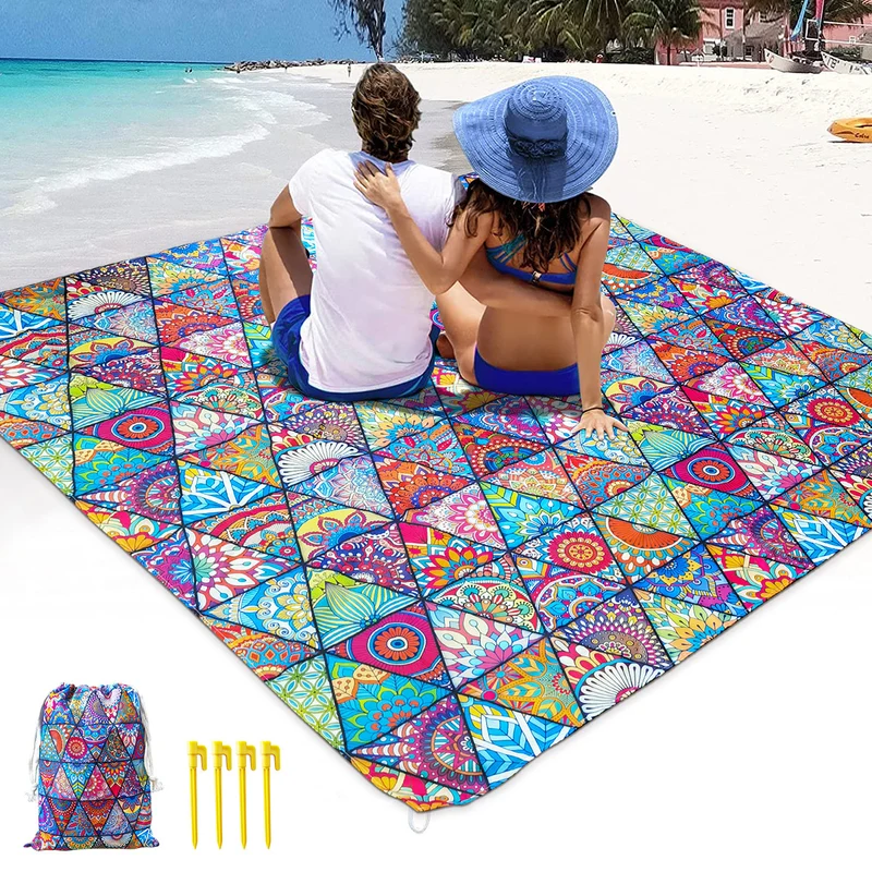 Multifunktionales Strandtuch mit kreativem Schildkrötenmotiv Skanto
