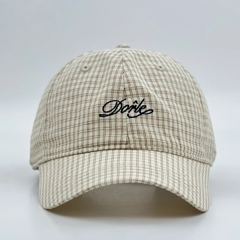 Damen Strukturierte Karierte Baseball Cap Skanto