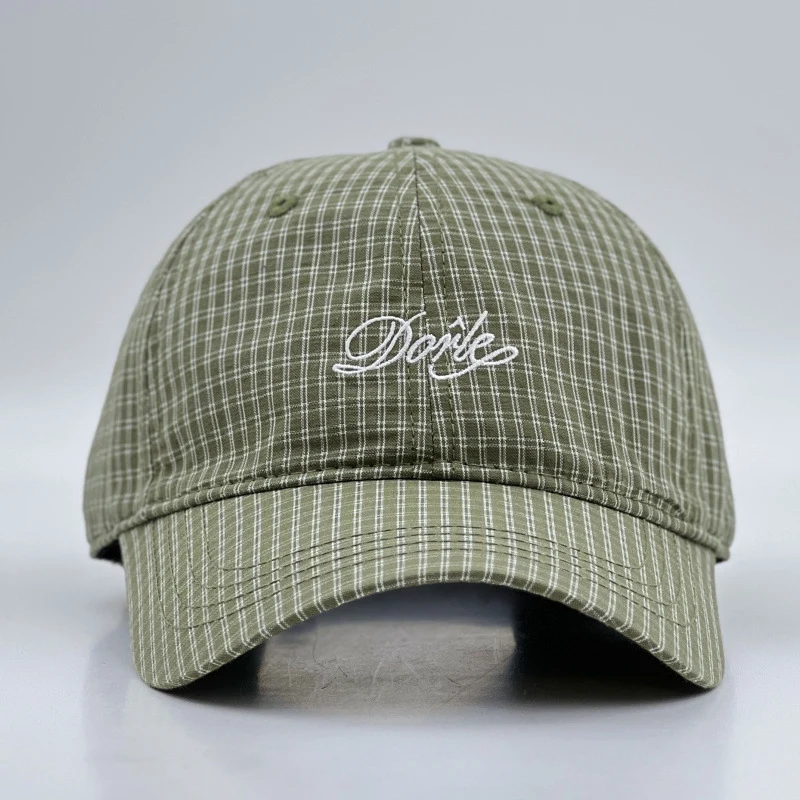Damen Strukturierte Karierte Baseball Cap Skanto