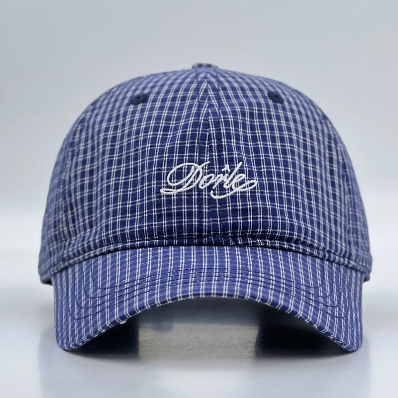 Damen Strukturierte Karierte Baseball Cap Skanto