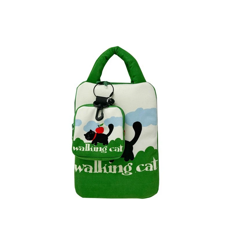 Laptoptasche mit kreativem Katzenmuster Skanto