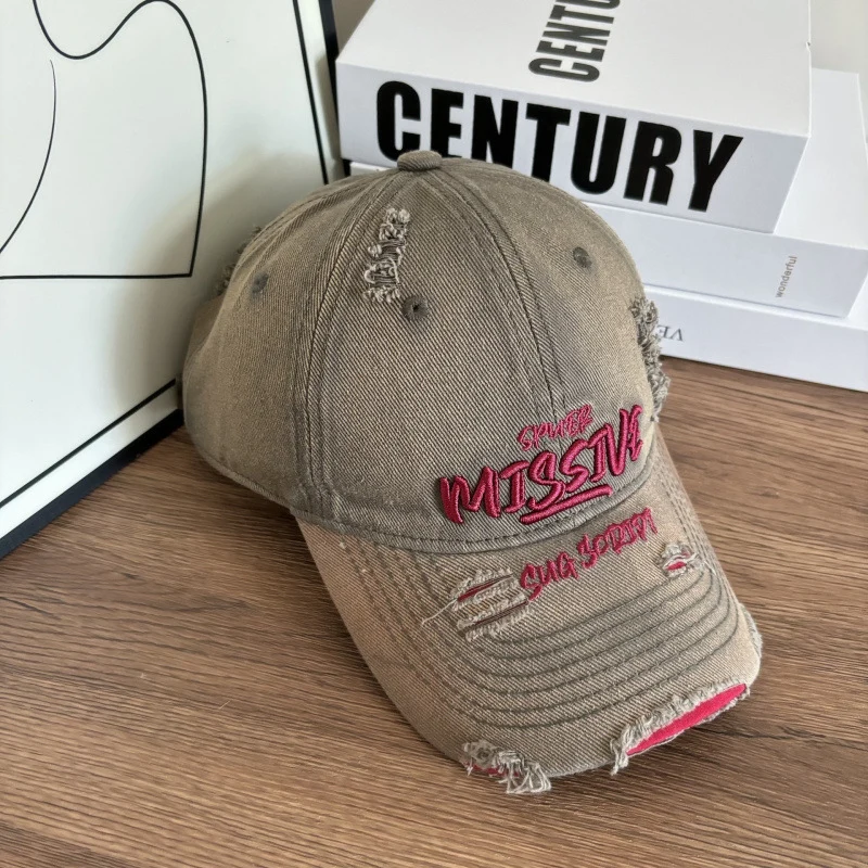 Damen Baseball Cap aus Denim im Used-Look, verstellbar Skanto