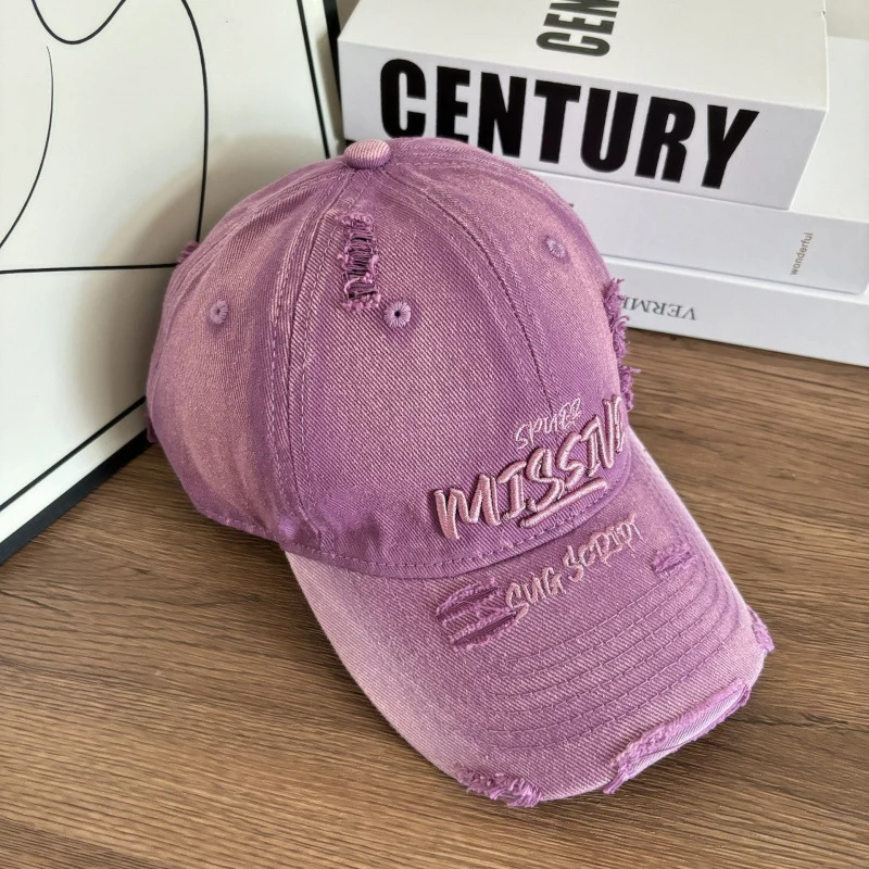 Damen Baseball Cap aus Denim im Used-Look, verstellbar Skanto