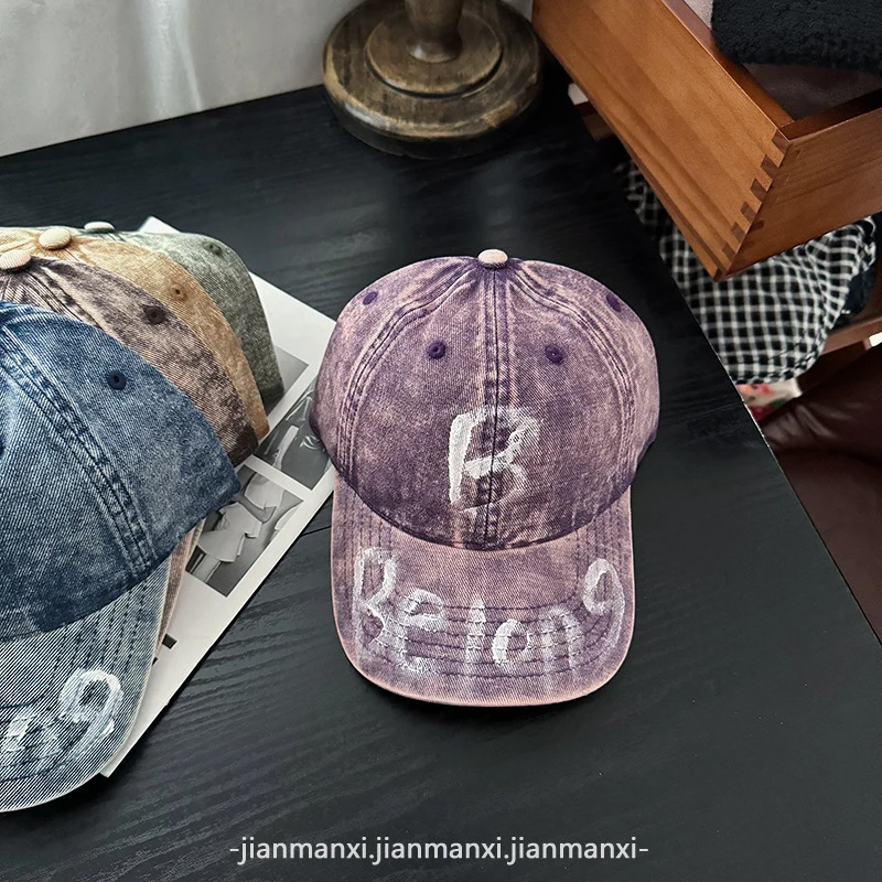 Damen Baseball Cap aus Denim im Used-Look, verstellbar Skanto
