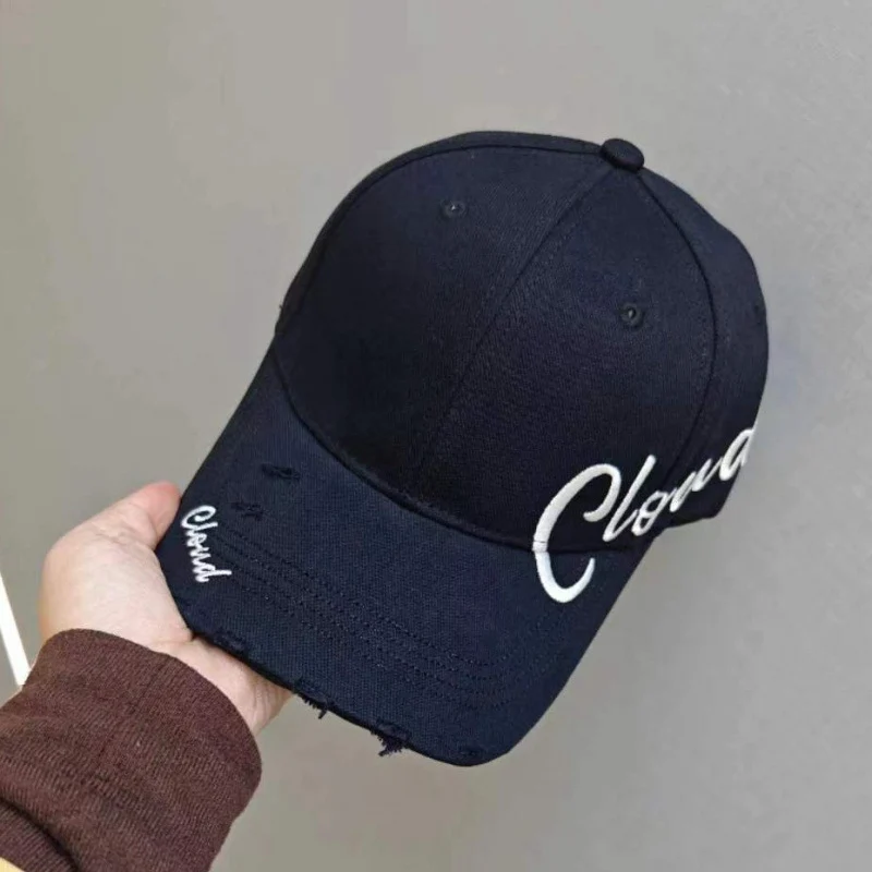 Damen Baseballkappe aus Baumwolle im Used-Look mit Schriftzug-Design Skanto
