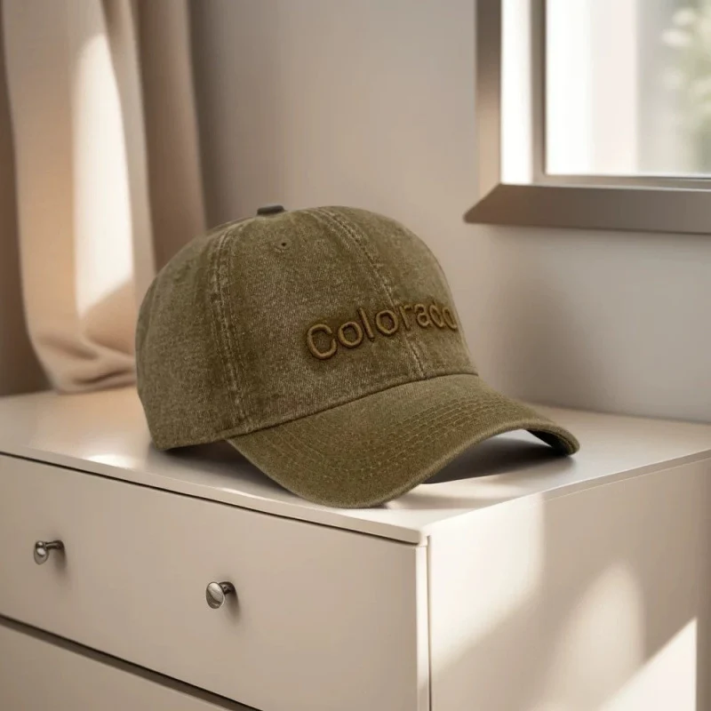 Damen Sprek Baumwoll Baseballkappe mit Stickerei Skanto