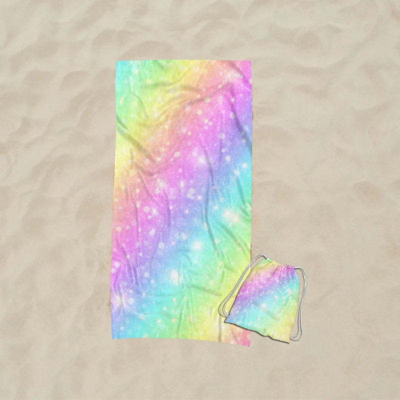 Strandtuch mit künstlerischem Wellendesign Skanto