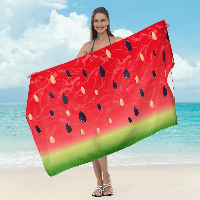 Strandtuch mit künstlerischem Unterwassermotiv Skanto