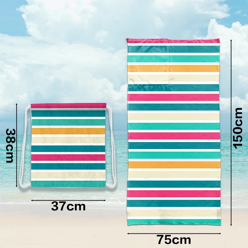 Multifunktionale Strandtasche mit integriertem Handtuch Skanto