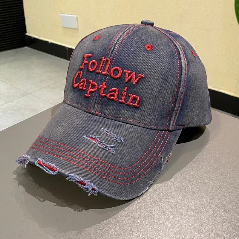 Herren Vintage Baseballkappe im Used-Look Skanto