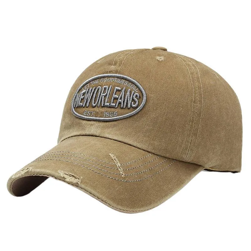 Damen Distressed Baumwoll Baseballkappe Skanto 1784083760
