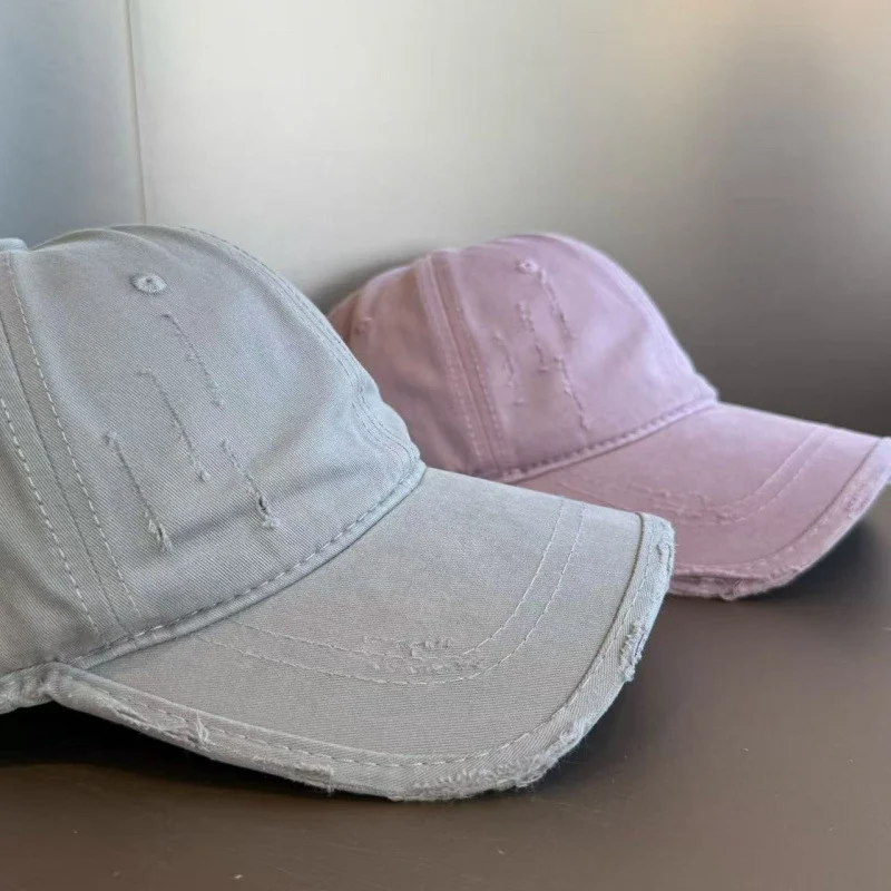 Damen Distressed Lässige Twill Baseballkappe Skanto