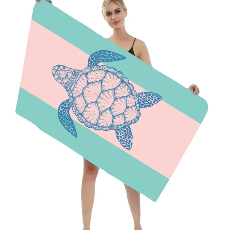 Strandtuch mit kreativem Delfin-Design Skanto