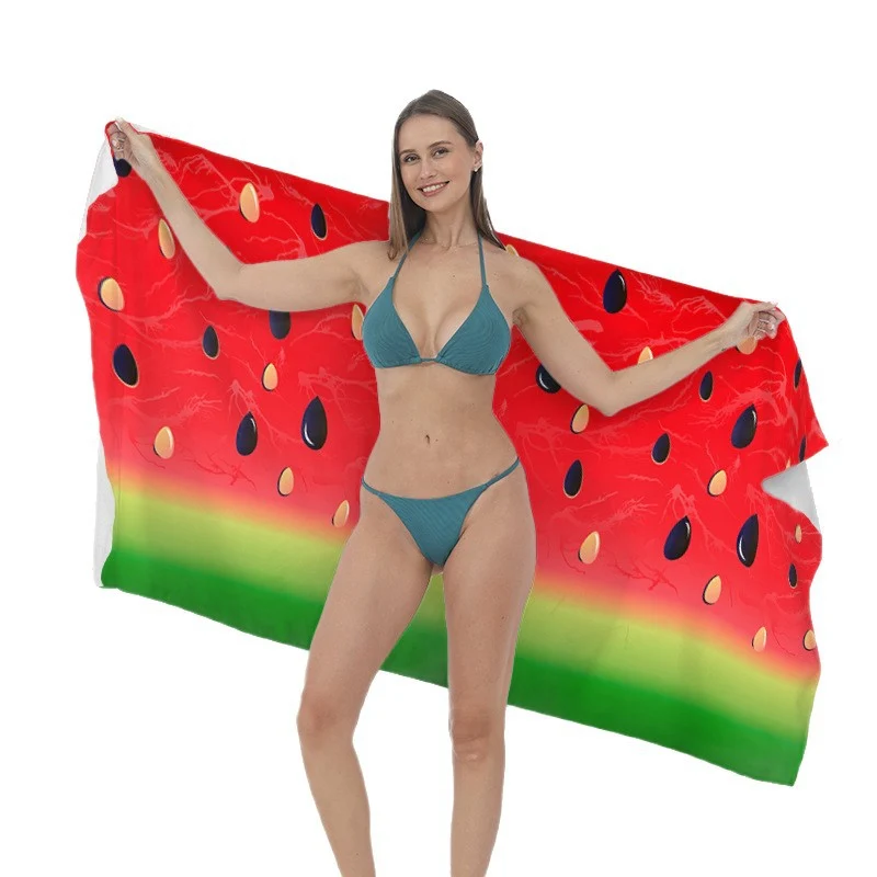 Strandtuch mit hellem Frucht-Motiv Skanto