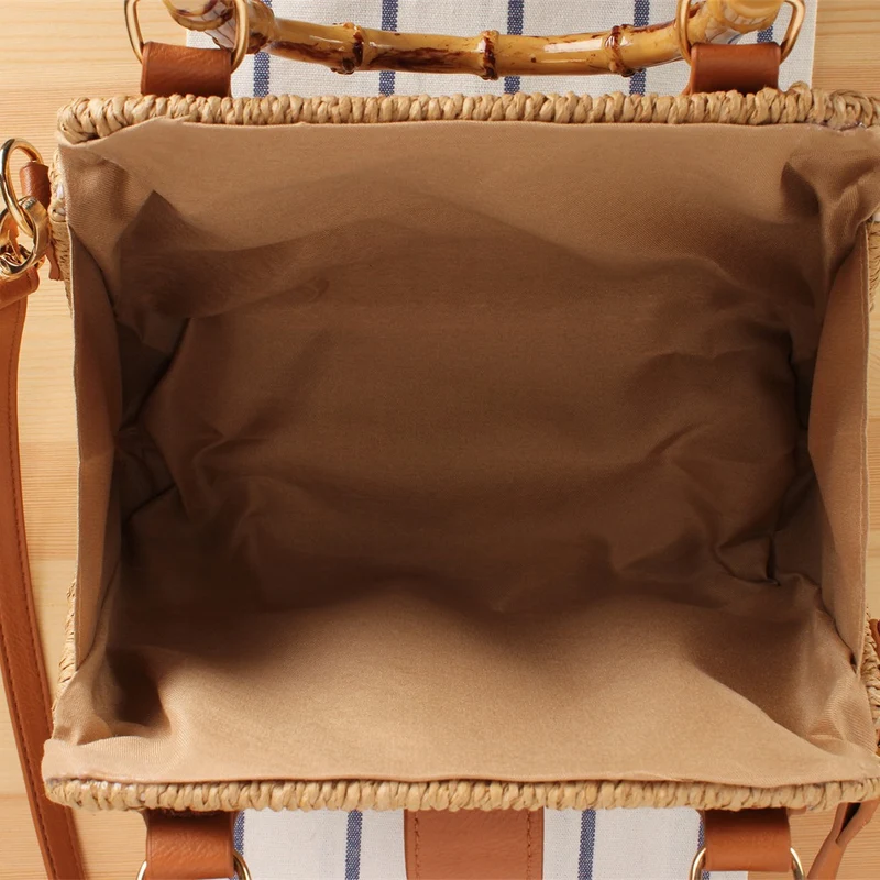 Handtasche mit modernem Flechtdesign und verstellbarem Schulterriemen Skanto