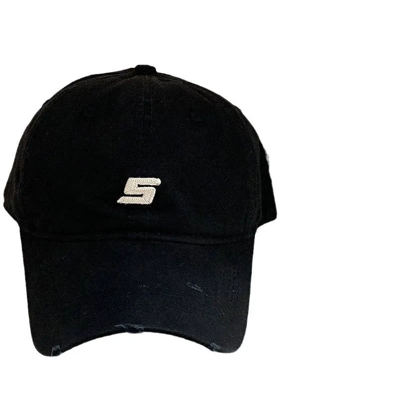 Herren Distressed Baumwoll-Baseballkappe verstellbar Skanto