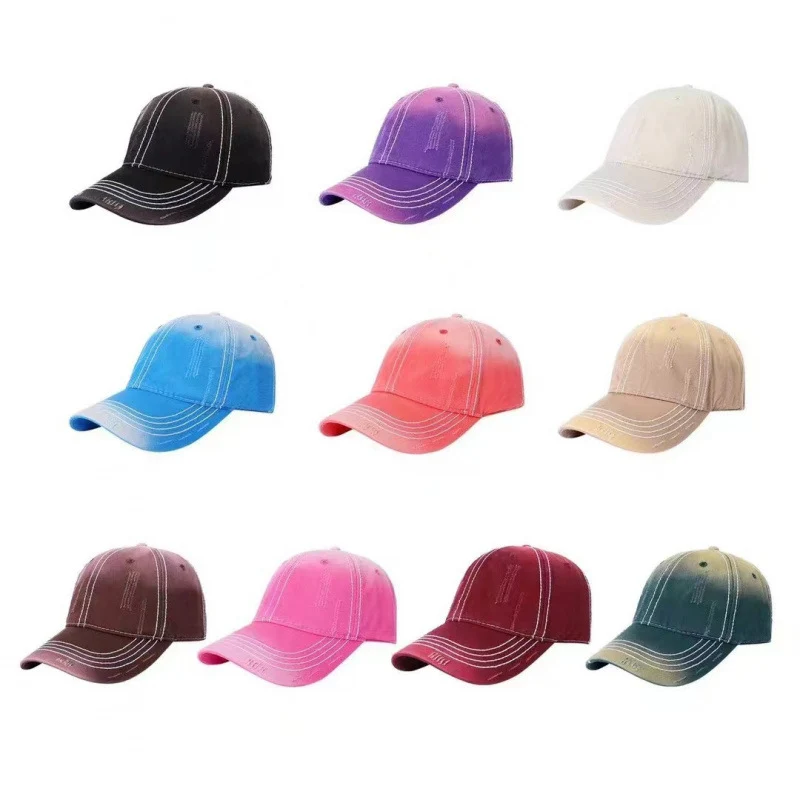 Herren Klassische Distressed Baumwoll-Baseballkappe Skanto