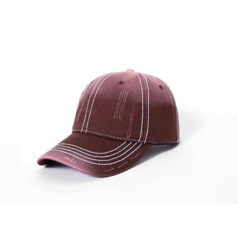 Herren Klassische Distressed Baumwoll-Baseballkappe Skanto