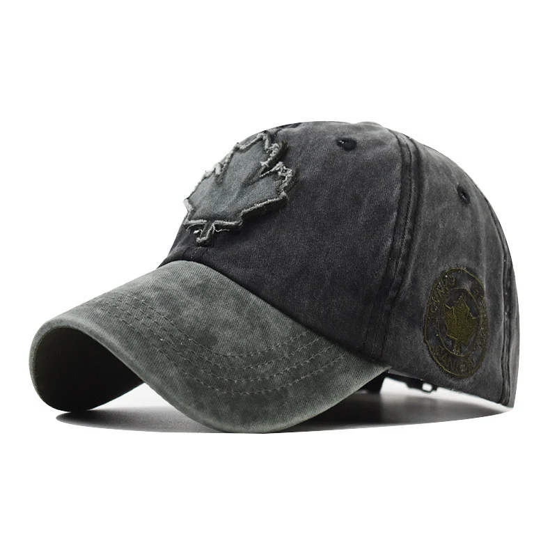 Damen Distressed Canvas Baseballkappe Skanto