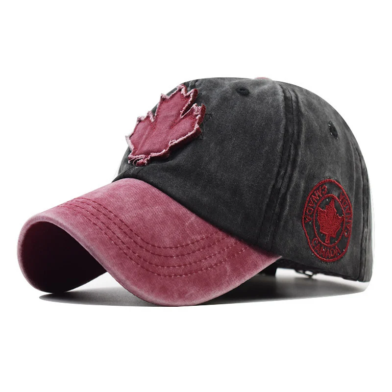 Damen Distressed Canvas Baseballkappe Skanto