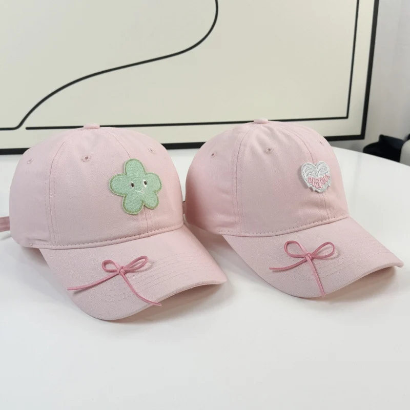 Damen Süße Baseballkappe mit Charakter-Stickerei Skanto