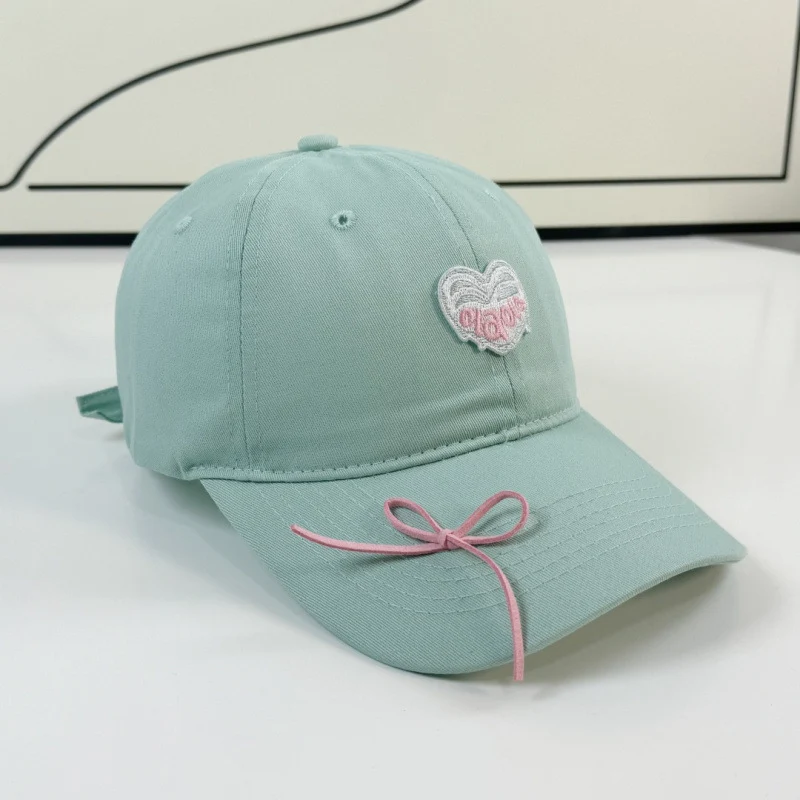 Damen Süße Baseballkappe mit Charakter-Stickerei Skanto