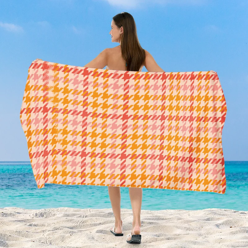Strandtuch mit exklusivem geometrischem Muster Skanto