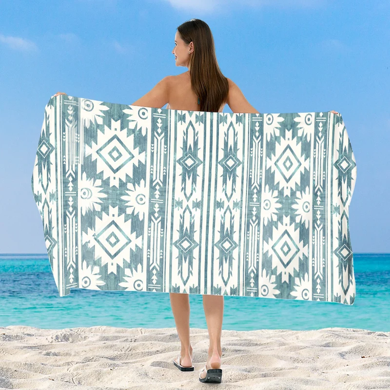 Strandtuch mit exklusivem geometrischem Muster Skanto