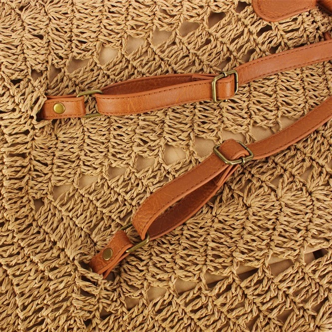 Rucksack aus gewebtem Naturmaterial Skanto