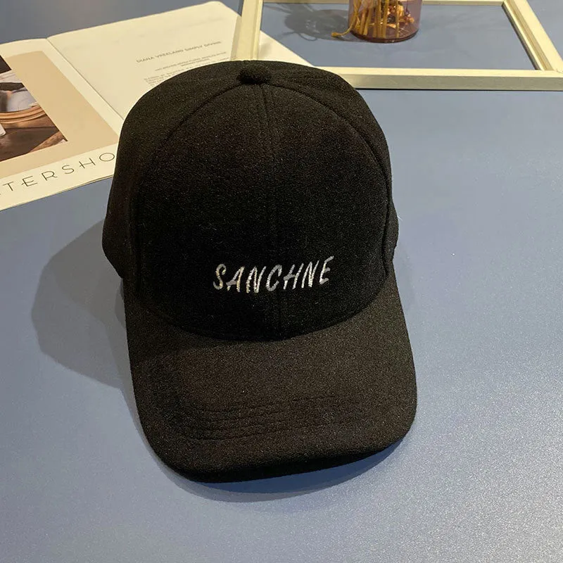 Damen Bestickte Woll-Baseballkappe Skanto