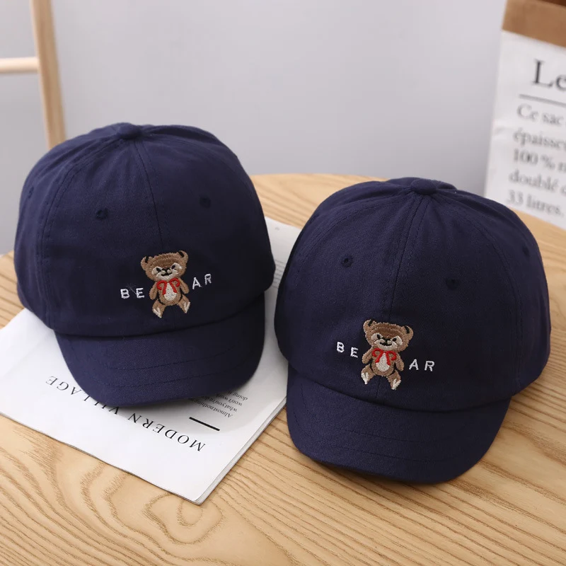 Damen Süße Baseballkappe mit Bären-Stickerei Skanto