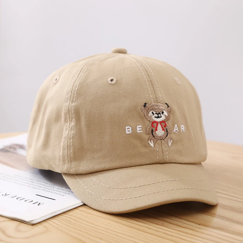 Damen Süße Baseballkappe mit Bären-Stickerei Skanto