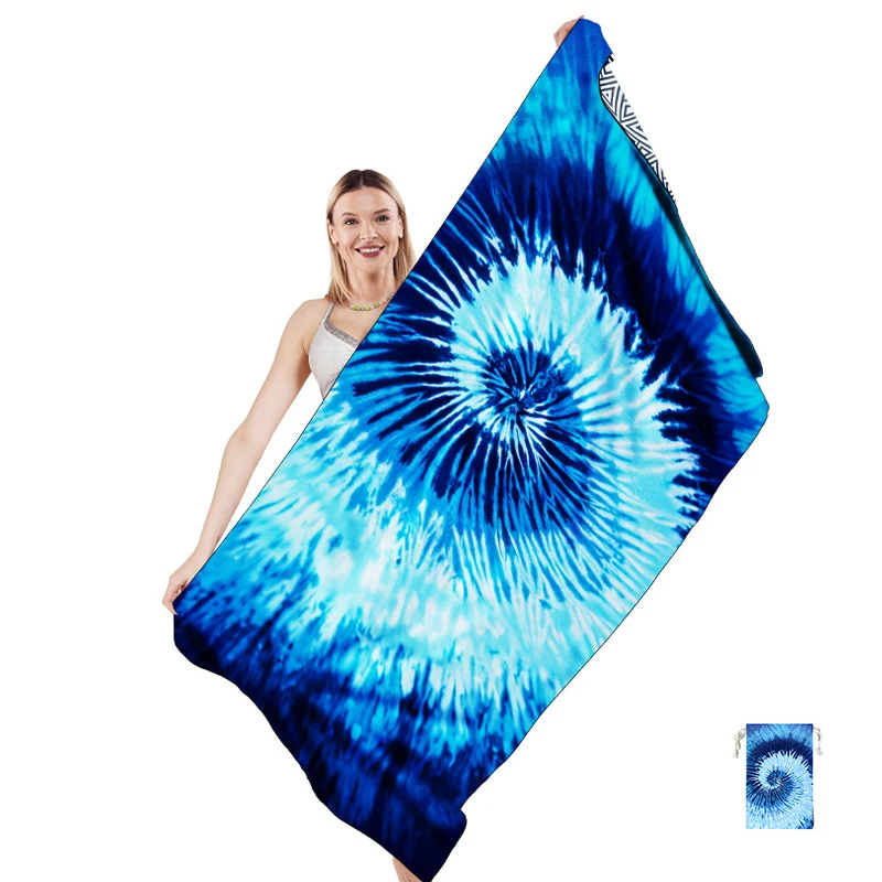 Strandtuch mit künstlerischem Mandala-Design Skanto