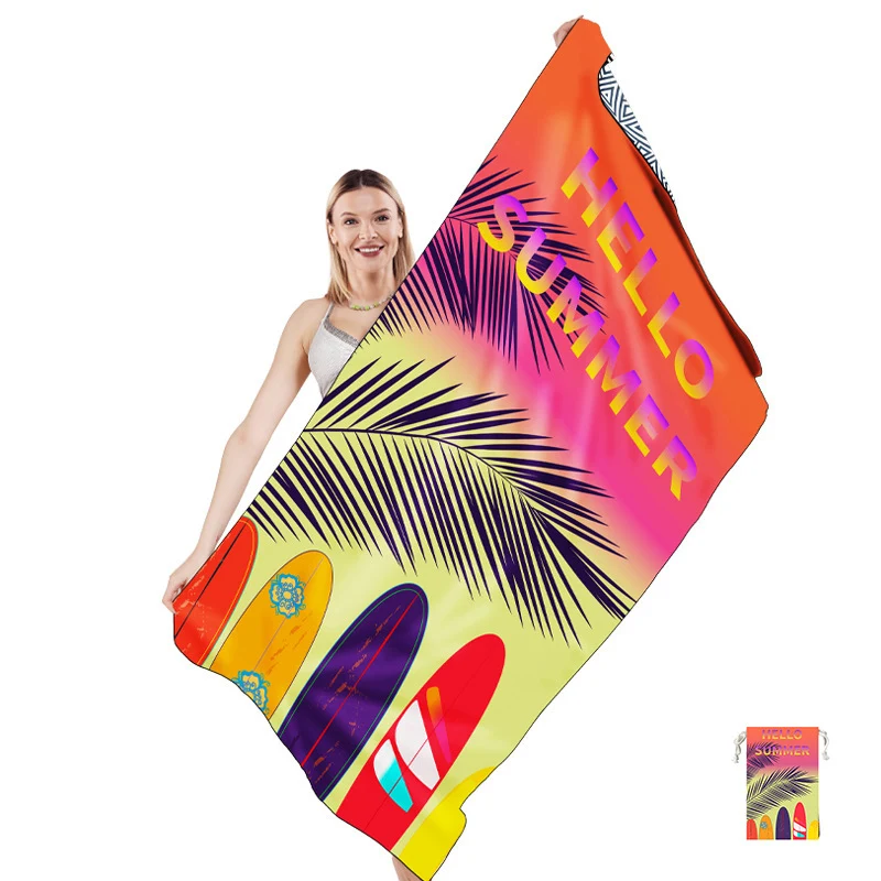 Strandtuch mit künstlerischem Mandala-Design Skanto