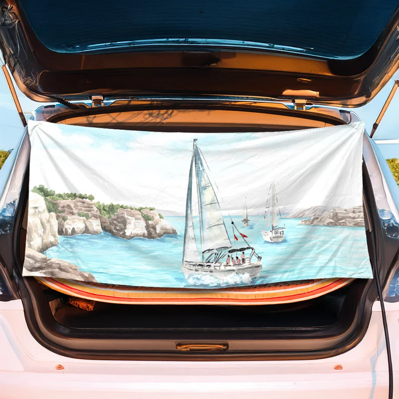 Gepäckschutz mit maritimem Muschel-Design Skanto