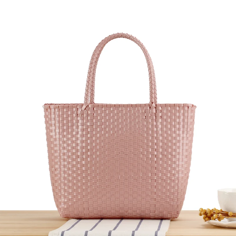 Moderne Strandtasche mit strapazierfähigem Geflecht Skanto