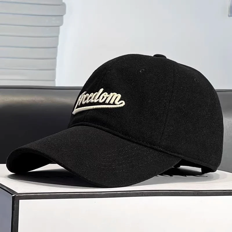 Herren Freizeit Baseballkappe mit Freedom-Stickerei Skanto